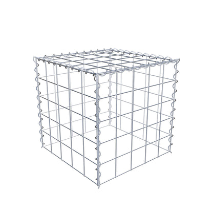 Opvokset gabion type 3 50 cm x 50 cm x 50 cm (L x H x D), maskestørrelse 10 cm x 10 cm, spiral