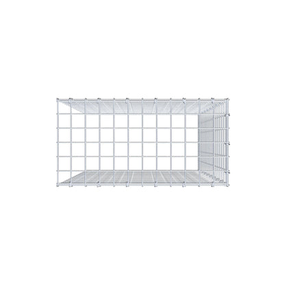 Anbaugabione Typ 4 100 cm x 60 cm x 30 cm (L x H x T), Maschenweite 5 cm x 5 cm, C-Ring