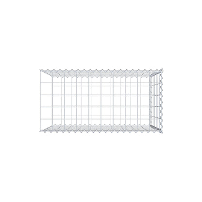 Gabbione aggiuntivo tipo 2 100 cm x 70 cm x 50 cm (L x A x P), maglia 10 cm x 10 cm, spirale