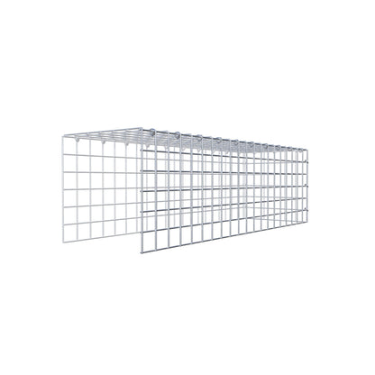 Anbaugabione Typ 4 100 cm x 30 cm x 30 cm (L x H x T), Maschenweite 5 cm x 5 cm, C-Ring