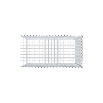 Extra gabion typ 2 100 cm x 90 cm x 50 cm (L x H x D), maskstorlek 5 cm x 5 cm, spiral