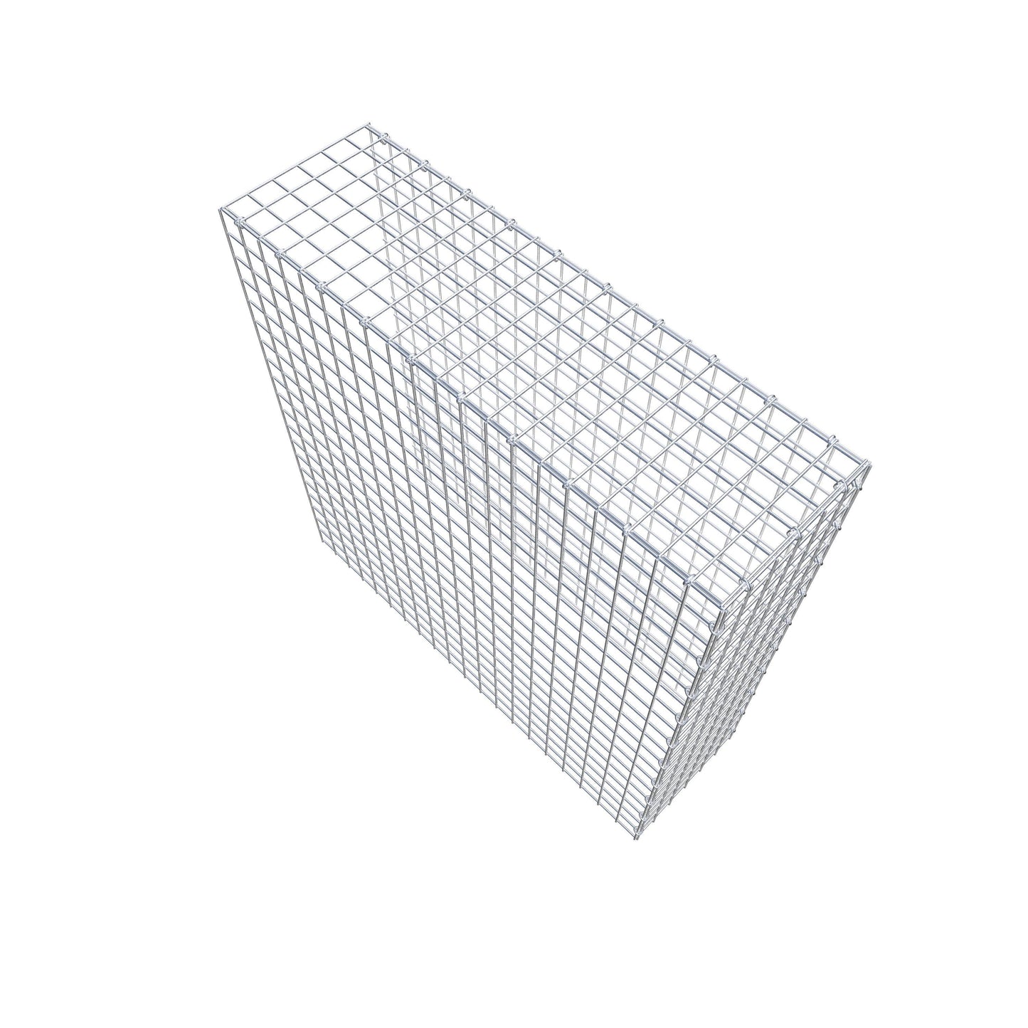 Extra gabion typ 4 100 cm x 100 cm x 30 cm (L x H x D), maskstorlek 5 cm x 5 cm, C-ring