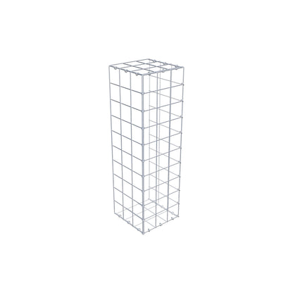 Mounted gabion type 2 100 cm x 30 cm x 30 cm (L x H x D), mesh size 10 cm x 10 cm, C-ring