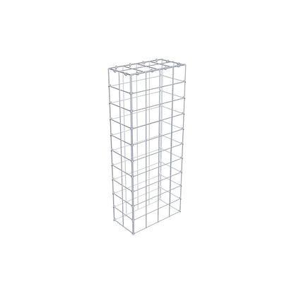 Anbaugabione Typ 3 100 cm x 20 cm x 40 cm (L x H x T), Maschenweite 10 cm x 10 cm, C-Ring
