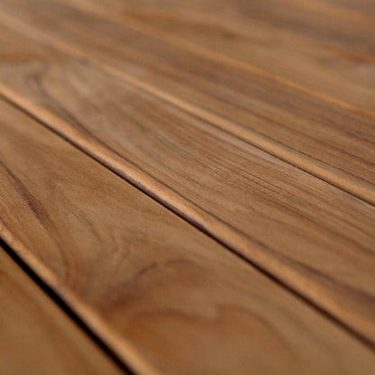 Legno TEAK per panca 4 pezzi 115 x 9 x 2 cm