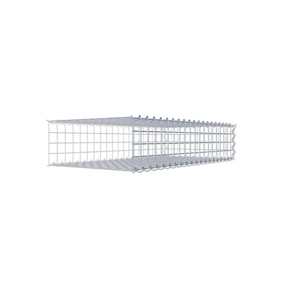 Gabbione aggiuntivo tipo 2 100 cm x 20 cm x 50 cm (L x A x P), maglia 5 cm x 5 cm, a spirale