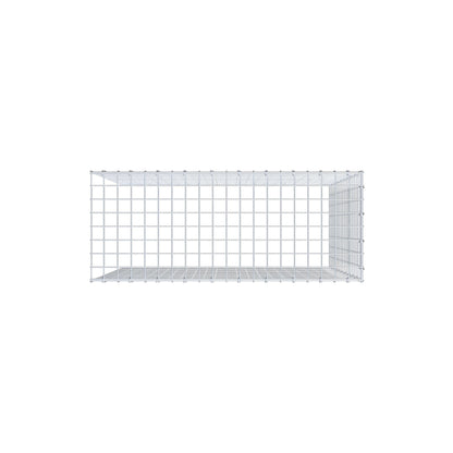 Extra gabion typ 4 100 cm x 100 cm x 40 cm (L x H x D), maskstorlek 5 cm x 5 cm, C-ring
