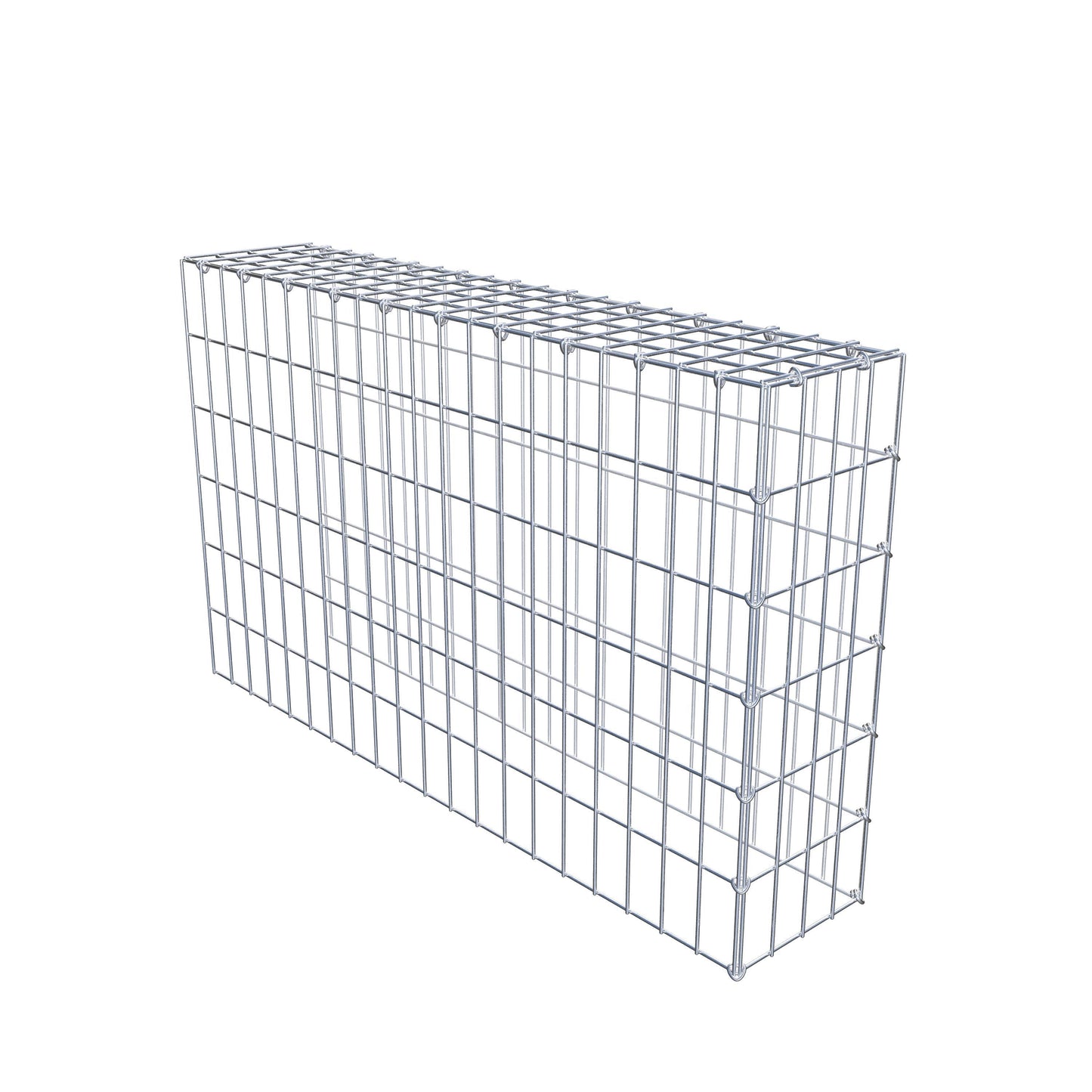 Anbaugabione Typ 4 100 cm x 60 cm x 20 cm (L x H x T), Maschenweite 5 cm x 10 cm, C-Ring