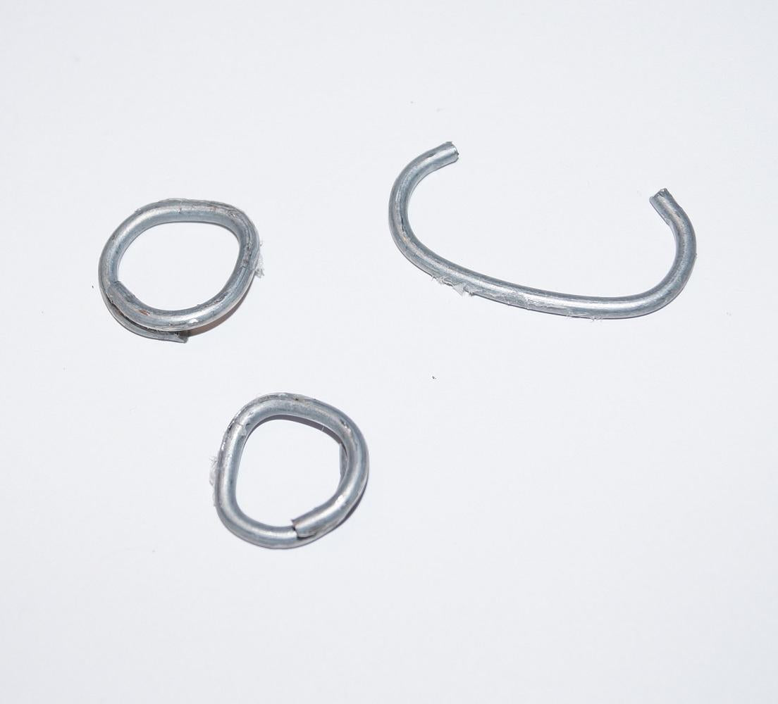 Gavión complementario de tipo 3 100 cm x 60 cm x 40 cm (L x A x P), malla 5 cm x 5 cm, anillo en C