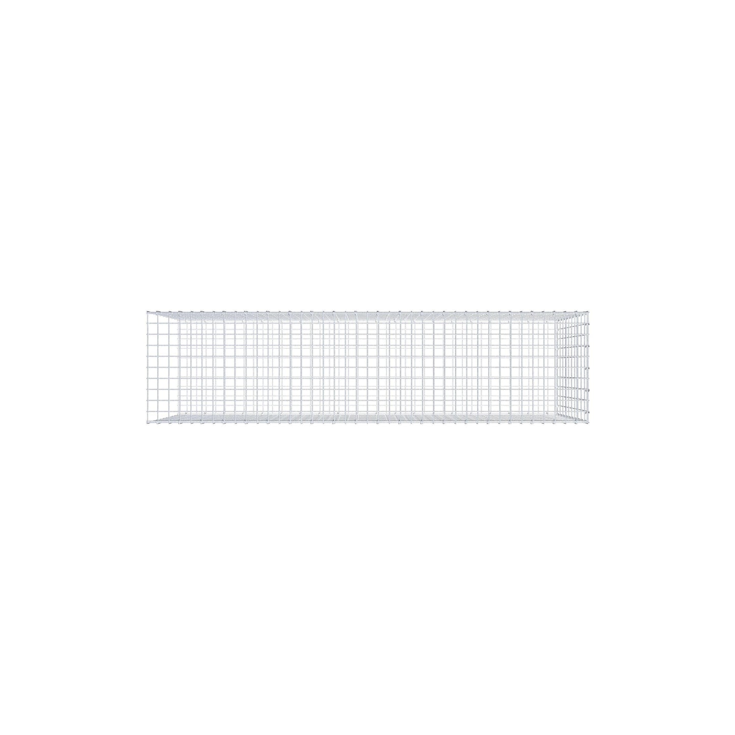 Monteret gabion type 2 200 cm x 100 cm x 50 cm, maskestørrelse 5 cm x 10 cm, C-ring