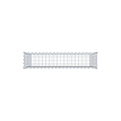 Schanskorf 100 cm x 70 cm x 20 cm (L x H x D), maaswijdte 5 cm x 5 cm, spiraalvormig