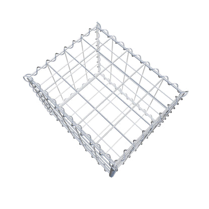 Gabion 50 cm x 40 cm x 40 cm (L x H x P), mailles 10 cm x 10 cm, spirale