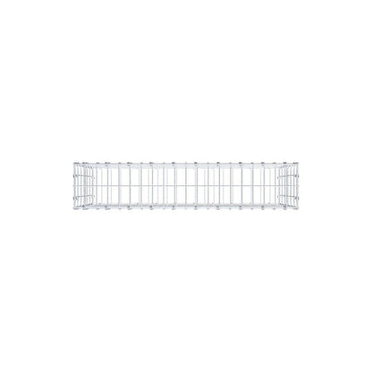 Gabion 100 cm x 60 cm x 20 cm (L x H x P), mailles 5 x 10 cm, anneau en spirale