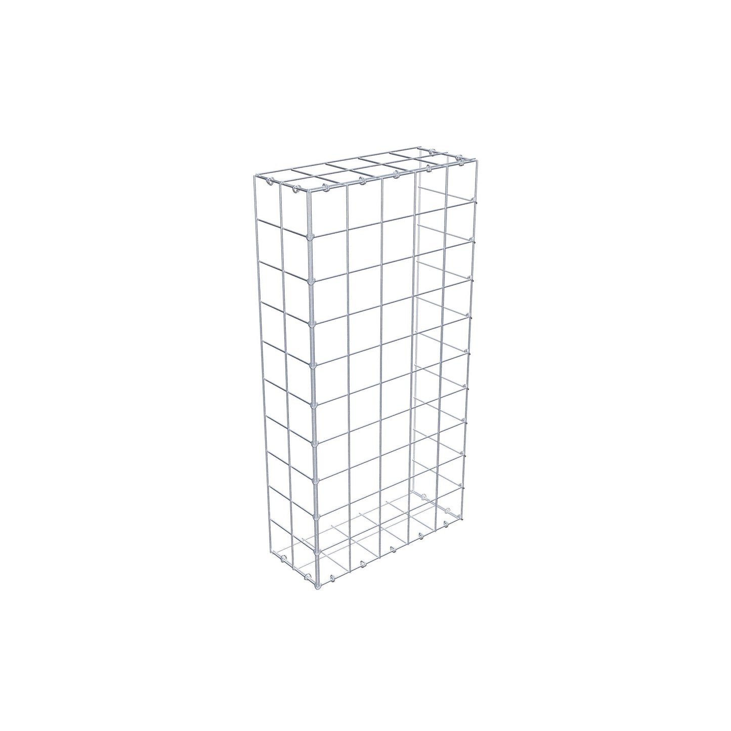 Gabião Tipo 2 100 cm x 20 cm x 50 cm (C x A x P), malhagem 10 cm x 10 cm, anel C