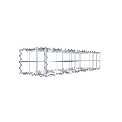 Gabion 100 cm x 20 cm x 30 cm (L x H x D), maskestørrelse 10 cm x 10 cm, spiral