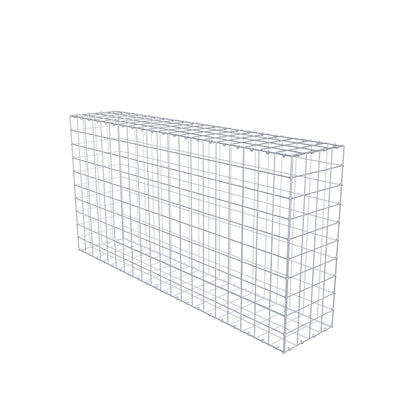 Gabion 200 cm x 100 cm x 40 cm (L x H x D), maskstorlek 10 cm x 10 cm, C-ring