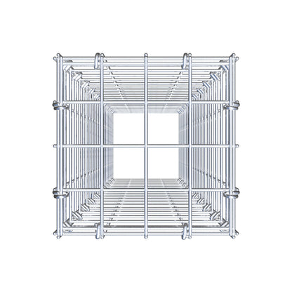 Add-on schanskorf type 3 100 cm x 20 cm x 20 cm (L x H x D), maaswijdte 5 cm x 5 cm, C-ring