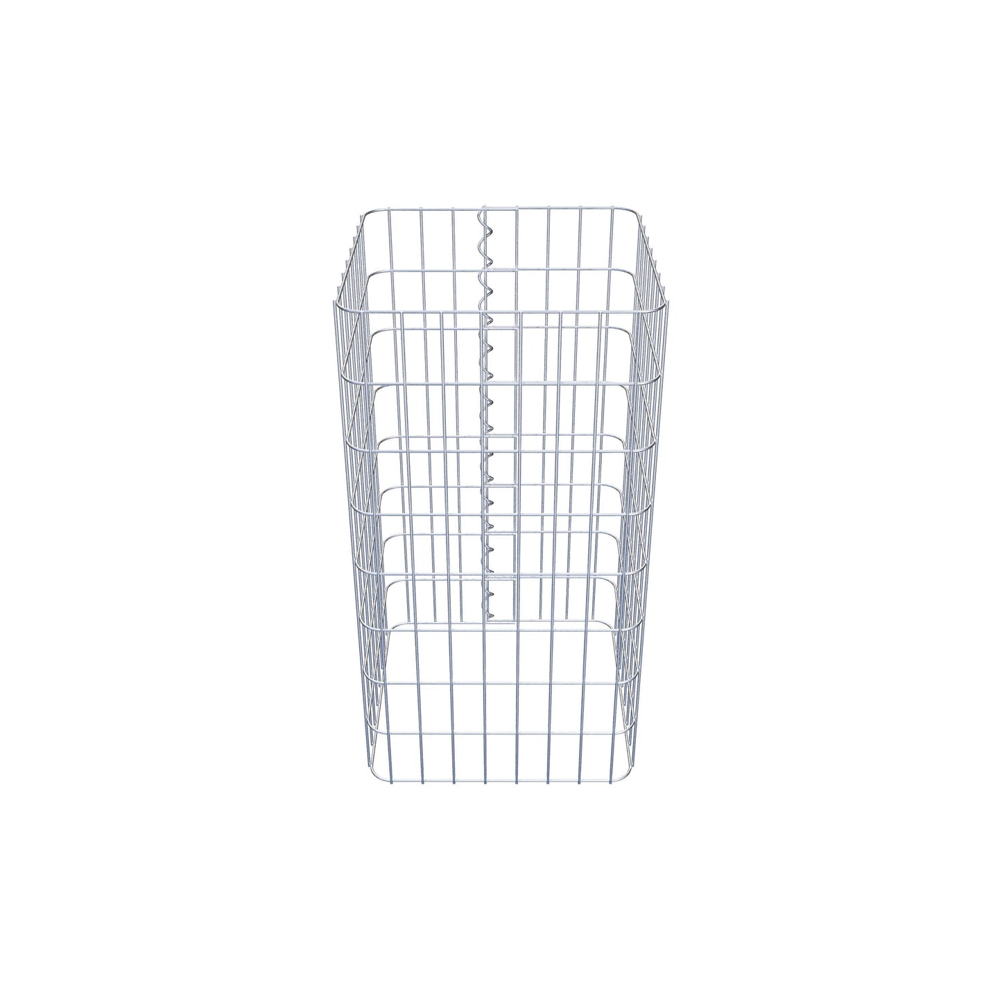 Colonna di gabbioni, angolare 42 cm x 42 cm, alta 80 cm, MW 5 cm x 10 cm