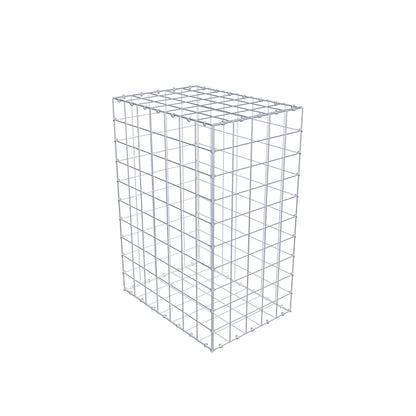 Gabion 100 cm x 70 cm x 50 cm (L x H x D), maskstorlek 10 cm x 10 cm, C-ring