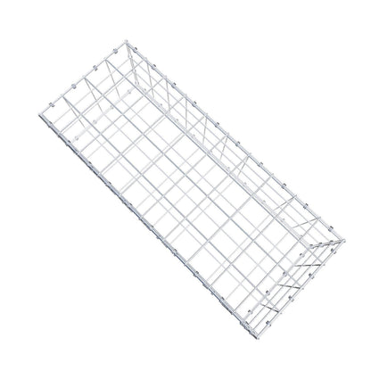 Gabion 100 cm x 30 cm x 40 cm (L x H x D), maskestørrelse 10 x 10 cm, spiralring