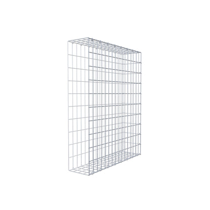 Gabião Tipo 2 100 cm x 80 cm x 20 cm, malhagem 5 cm x 10 cm, anel C
