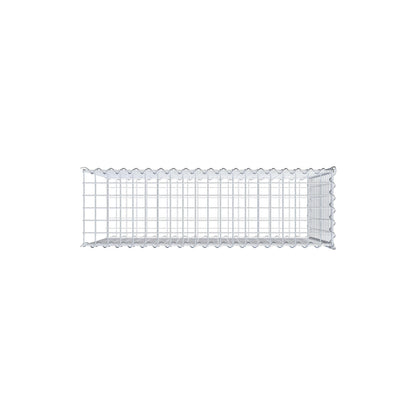 Gabion rapporté type 2 100 cm x 70 cm x 30 cm (L x H x P), mailles 5 cm x 5 cm, spirale