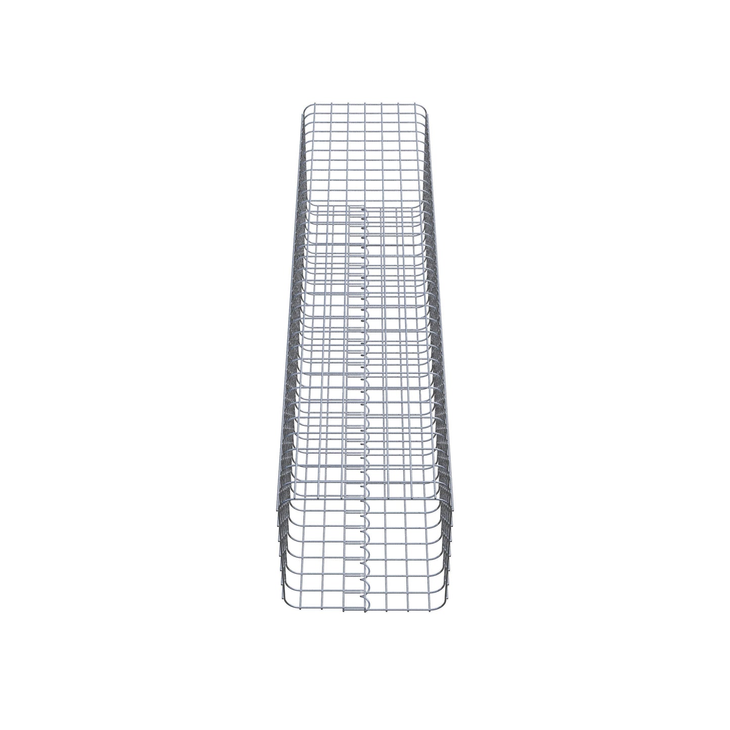 Gabionpelare vinkelrät 37 cm x 37 cm, 160 cm höjd, MW 5 cm x 5 cm