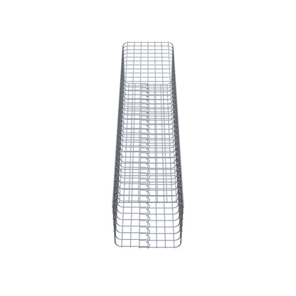 Gabionpelare vinkelrät 37 cm x 37 cm, 160 cm höjd, MW 5 cm x 5 cm
