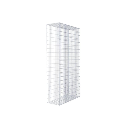 Monteret gabion type 2 200 cm x 100 cm x 40 cm, maskestørrelse 5 cm x 10 cm, C-ring