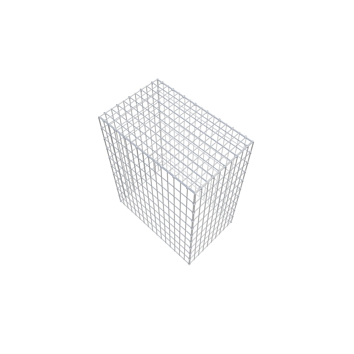 Gabião Tipo 3 100 cm x 80 cm x 50 cm (C x A x P), malhagem 5 cm x 10 cm, anel C