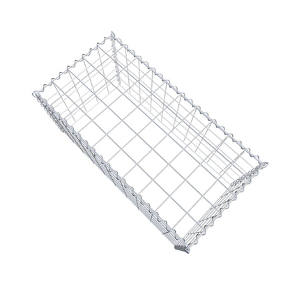 Anbaugabione Typ 3 100 cm x 50 cm x 50 cm (L x H x T), Maschenweite 10 cm x 10 cm, Spirale