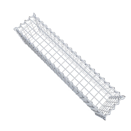 Påväxt gabion typ 3 100 cm x 30 cm x 20 cm (L x H x D), maskstorlek 5 cm x 5 cm, spiral