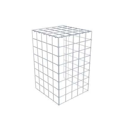 Pila adicional tipo 4 80 cm x 50 cm x 50 cm (L x A x P), malla 10 cm x 10 cm, anillo en C