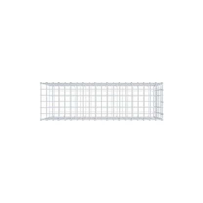 Gabião Tipo 2 100 cm x 50 cm x 30 cm, malhagem 5 cm x 10 cm, anel C