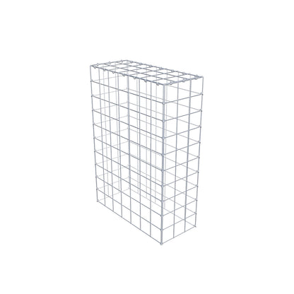 Typ 3 påbyggnadsgabion 100 cm x 70 cm x 30 cm (L x H x D), maskstorlek 10 cm x 10 cm, C-ring