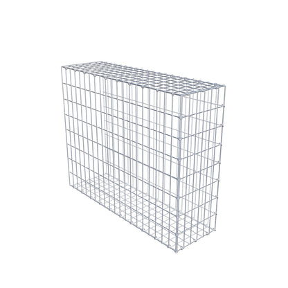 Opzetpaal type 2 100 cm x 80 cm x 30 cm, maaswijdte 5 cm x 10 cm, C-ring