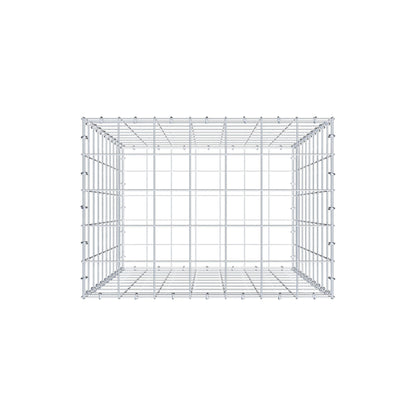 Gabion 100 cm x 70 cm x 50 cm (L x H x D), maskstorlek 10 cm x 10 cm, C-ring