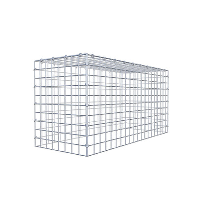 Mounted gabion type 3 100 cm x 50 cm x 40 cm (L x H x D), mesh size 5 cm x 5 cm, C-ring