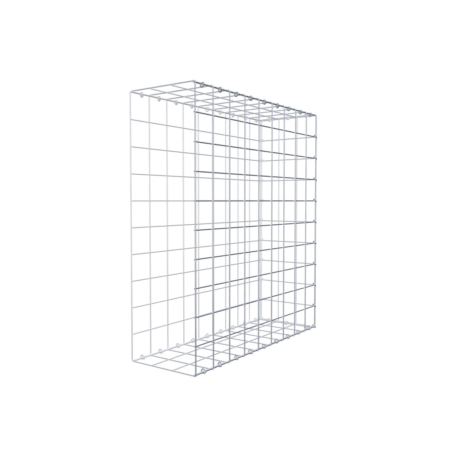 Gavión complementario de tipo 2 100 cm x 90 cm x 30 cm (L x A x P), malla 10 cm x 10 cm, anillo en C