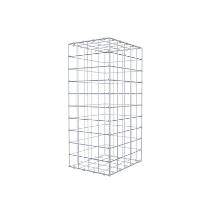 Gabion 100 cm x 50 cm x 40 cm (L x H x D), mesh size 10 cm x 10 cm, C-ring