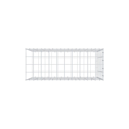Gavión complementario de tipo 2 100 cm x 60 cm x 40 cm (L x A x P), malla 10 cm x 10 cm, anillo en C