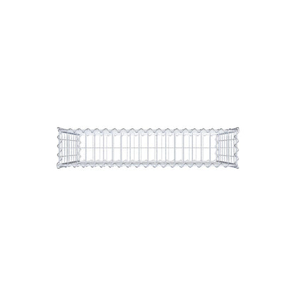 Gabione 100 cm x 90 cm x 20 cm (L x H x T), Maschenweite 5 cm x 10 cm, Spirale