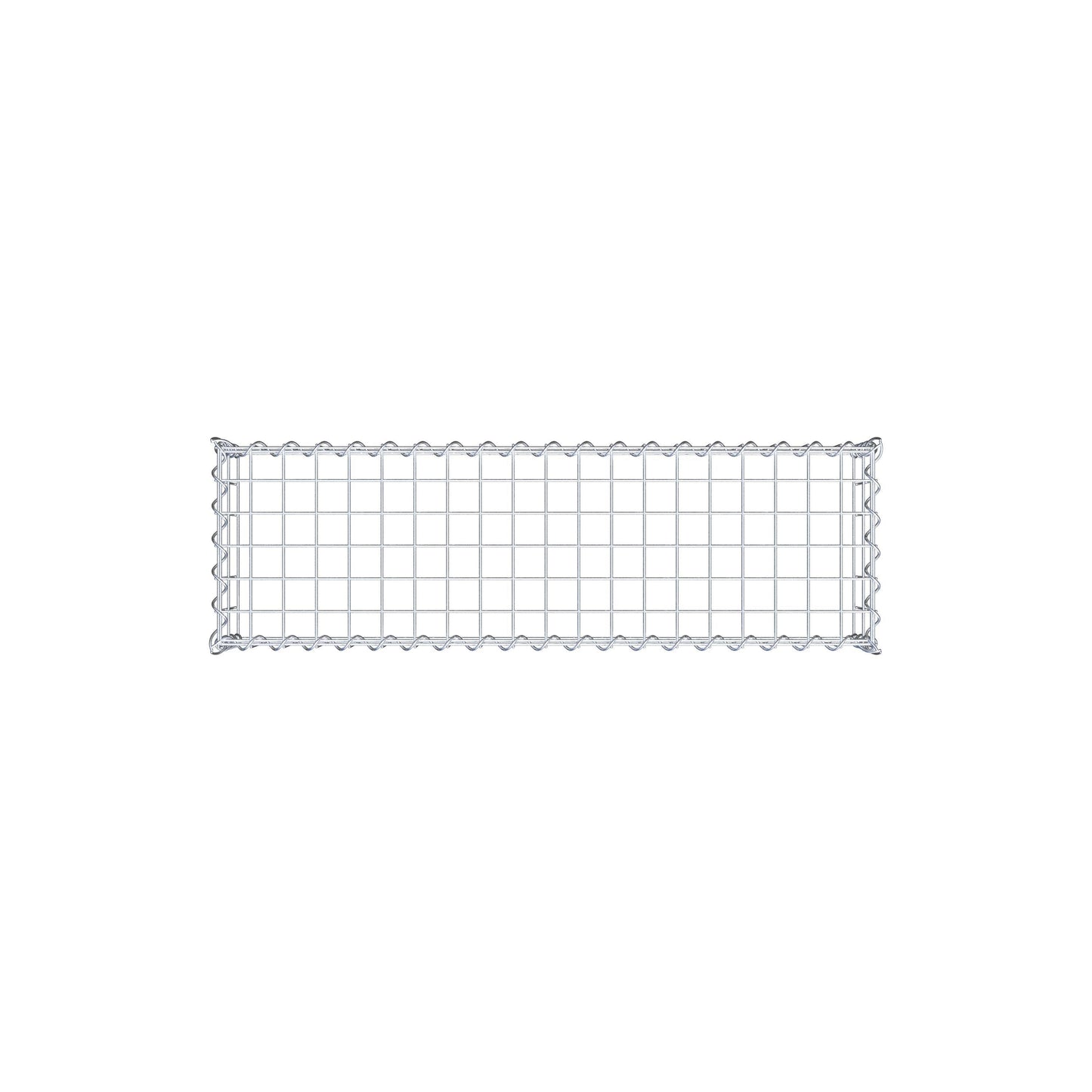 Extra gabion typ 3 100 cm x 20 cm x 30 cm (L x H x D), maskstorlek 5 cm x 10 cm, spiral
