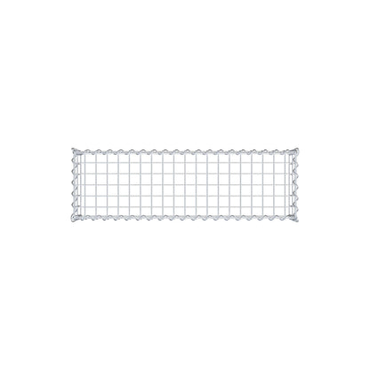 Extra gabion typ 3 100 cm x 20 cm x 30 cm (L x H x D), maskstorlek 5 cm x 10 cm, spiral