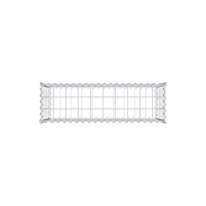 Gabion 100 cm x 50 cm x 30 cm (L x H x D), maskestørrelse 10 cm x 10 cm, spiral