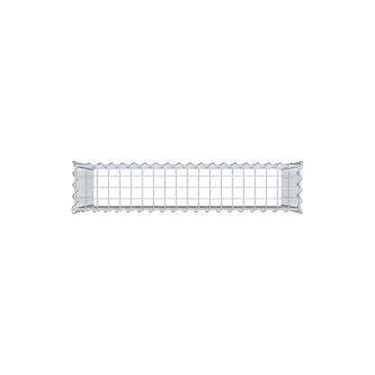 Gavión adulto tipo 3 100 cm x 60 cm x 20 cm (largo x alto x profundidad), tamaño de malla 5 cm x 5 cm, espiral