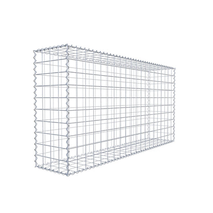 Gabion 200 cm x 100 cm x 40 cm (L x H x D), maskestørrelse 10 cm x 10 cm, spiral