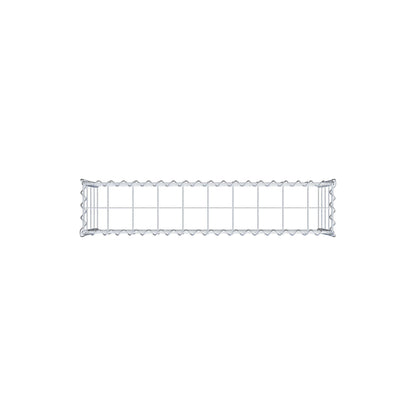 Extra gabion typ 3 100 cm x 40 cm x 20 cm (L x H x D), maskstorlek 10 cm x 10 cm, spiral