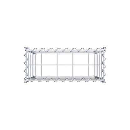 Extra gabion typ 3 50 cm x 50 cm x 20 cm (L x H x D), maskstorlek 10 cm x 10 cm, spiral