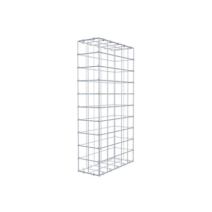 Gabion 100 cm x 50 cm x 20 cm (L x H x D), maskestørrelse 10 cm x 10 cm, C-ring